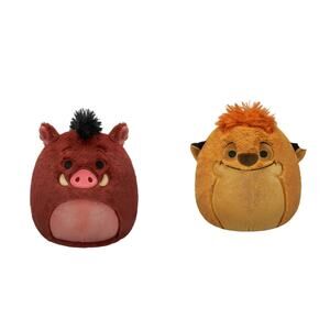 2 pack squishmallows lion king pumba and timon